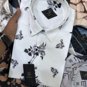 Rare Rabbit Printed Party Wear Shirt